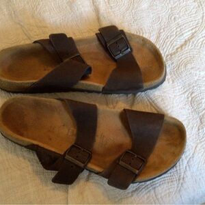 Betula nubuck leather sandal size 12